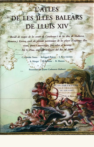 portada de L’atles de les Illes Balears de Lluís XIV